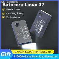 Gxal46093 USB 3.0ฮาร์ดดิสก์ Batocera 37.Linux 43000เกมย้อนยุคพร้อมอีมูเลเตอร์70ตัวสำหรับ PS3/PS2/PS1/N64 /Xbox/wii/dc สำหรับ