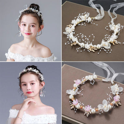 New Fashion Pearl Rhinestone Bridal Headwear Handwoven Hairband Exquisite Hair Accessories