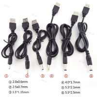 USB A Male to DC 2.0 0.6 2.5 3.5 1.35 4.0 1.7 5.5 2.1 5.5 2.5mm Power Supply Plug Type A Extension Cable Connector YB1TH