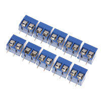 10Pcs Blue 2-Pin น็อตเกลียวเชื่อมต่อ5.08Mm Pcb Mount