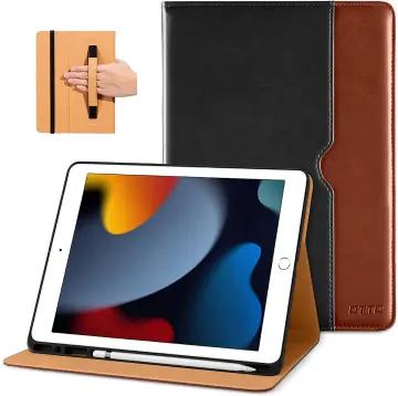 DTTO for iPad Mini 6th Generation Case 8.3 inch 2021, Premium Leather Business Folio Stand Cover with Built-in Apple Pencil Holder-Auto Wake/Sleep