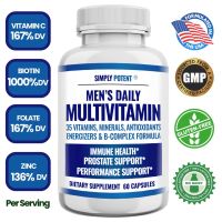 Simply Potent Mens Multi Vitamin , 60 Capsules