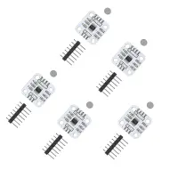 5Pcs AS5600 Magnetic Encoder Magnetic Induction Angle Measurement Sensor Module 12Bit High Precision