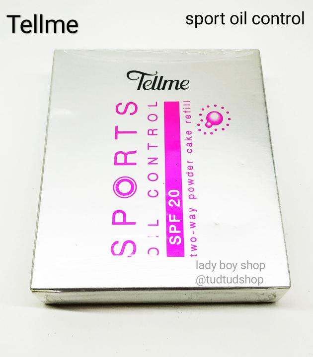 tellme-sport-two-way-powder-cake-spf20-refill-12g-เท็ลมีสปอร์ตทูเวย์เพาเดอร์เค้ก-รีฟิล-แป้งพัฟ-แป้งทาหน้า-แป้งทูเวย์-แป้งสปอร์ต-แป้งเท็ลมี-แป้งแข็ง-แป้งตลับ