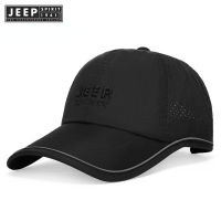 JEEP SPIRIT 1941 ESTD 2021 หมวกฤดูใบไม้ผลิและฤดูร้อนหมวกเบสบอลเกาหลีรุ่นครีมกันแดด sun หมวกตาข่าย breathable หมวก