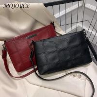 【CW】Exquisite Female Plaid Thread Shoulder Crossbody Bag Ladies Fashion Leather Handbag Shopping Bag For Shopping