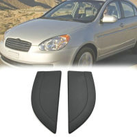 2ชิ้นสำหรับ Hyundai Accent 2006-10ประตูด้านหลังนอกเสาสำหรับ-เดลต้าปั้นแผงด้านหลังสามเหลี่ยมด้านนอกตัดแผงติดตั้งง่าย