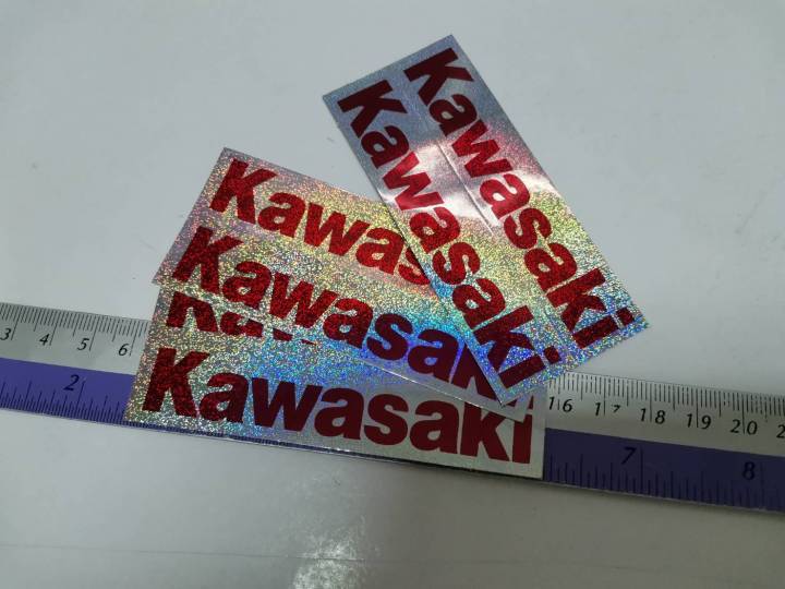 สติ๊กเกอร์-คำว่า-kawasaki-คาวาซากิ-สี่เหลี่ยม-sticker-ติดรถ-แต่งรถ-สวย-ติดรถมอเตอร์ไซด์-ติดมอเตอร์ไซด์-คาวา-kawa