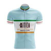 ร้อนฤดูร้อน La Mitica ขี่จักรยานย์ Fausto Coppi ขี่จักรยานเสื้อผ้าภูเขาจักรยานเสื้อจักรยานถนนเสื้อ MTB ท็อปส์เสื้อผ้า M Aillot