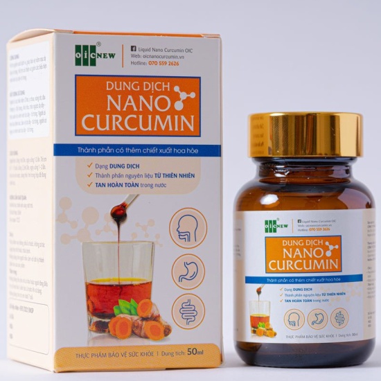 Khuyến mãi lớn dung dịch nano curcumin oic new - công ty nhật hải - ảnh sản phẩm 2