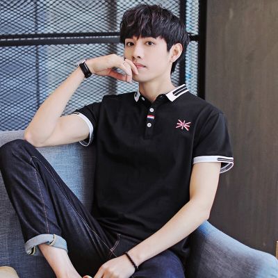 HOT11★BROWON Mens Short Sleeve T-shirt Korean 2020 New Mens Tops Tee Cal Slim Fit Cotton Tshirt Men Summer Clothing