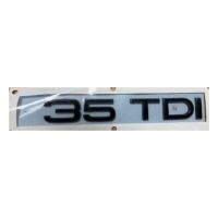 Glossy Black 35TDI Trunk Sticker For Audi A6 C6 A6L A5 S6 S5 A4 A3 A8 A7 Q2 Q3 Q5 Q7 S4 Audi Turbo Direct Injection Rear Sticker