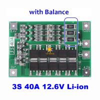 3S 40A 11.1V 12.6V BMS 18650 25-45A Lithium Li-ion Battery Protection Board w/ balance ใช้กับสว่าน 1