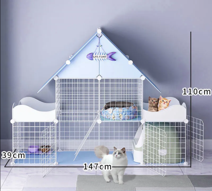 📢Ready Stock📢2 Feet Cat Cage 2 Doors Sangkar Kucing murah/ cage for cat