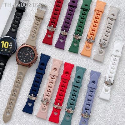 ﹍ 20mm/22mm Band for Samsung Galaxy 5/4/Classic/3/Active 2 40mm 44mm Smart Silicone Strap for huawei gt/Amazfit gtr-gts-4-3-pro-2e