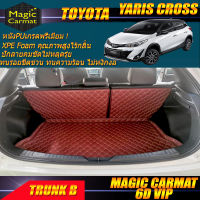 Toyota Yaris Cross 2020-รุ่นปัจจุบัน Hatchback (เฉพาะถาดท้ายรถแบบ B) พรมรถยนต์ Toyota Yaris Cross พรม6D VIP Magic Carmat