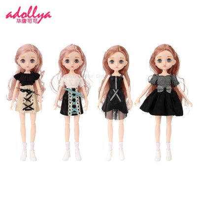 Adollya BJD Doll Kawaii Princess Set 16 BJD Doll Dress Up 3D Eyes Make Up Dolls Toys for Girls Christmas Gift Birthday Gift
