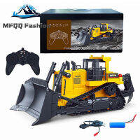 MFQQ KO 1:16 1554รถบรรทุกควบคุมระยะไกล11ch Rc Bulldozer เครื่องในรถควบคุมของเล่นสำหรับเด็กงานอดิเรกวิศวกรรมของขวัญคริสต์มาส