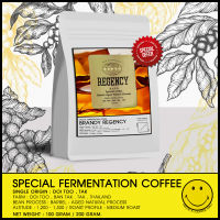 เมล็ดกาแฟบรั่นดีรีเจนซี่ ? MEDIUM ROAST l BRANDY REGENCY l BARREL-AGED NATURAL PROCESS l SPECIAL FERMENTATION COFFEE