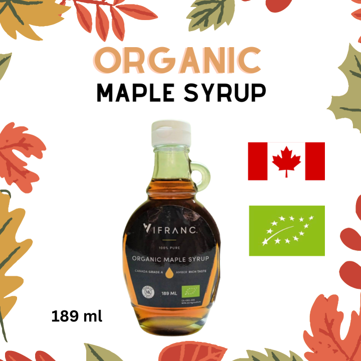 organic-maple-syrup-from-canada-189ml-น้ำเชื่อม-เมเปิ้ล-ออร์แกนิค-นำเข้าแคนาดา-มี-อย