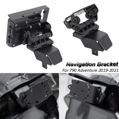 NEW 2019 2020 2021 For 790 ADVENTURE Motorcycle SMART PHONE Navigation GPS Plate Bracket Adapt Holder Kit  Power Points  Switches Savers