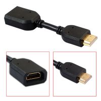 【DT】10cm HDMI-compatible Extension Cable Gold Plated Extender Adapter Widely Compatible TV Set Top Box for Google Chromecast  hot