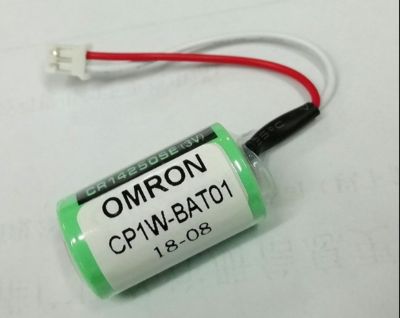 Original-(2023) ใหม่เอี่ยมจุด Omron CJ1W-BAT01 3V PLC CP1E CP1H แบตเตอรี่ลิเธียม CP1W-BAT01
