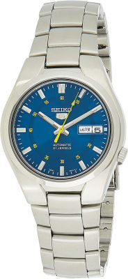 SEIKO Mens SNK615 Automatic Stainless Steel Watch