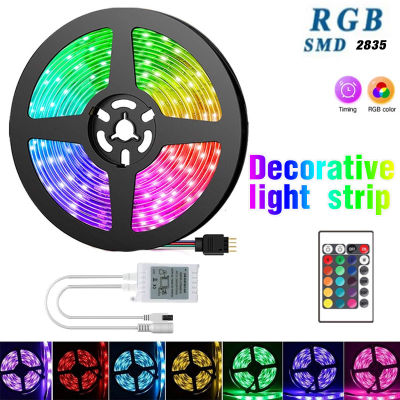 【ส่งจากกรุงเทพ】RGB ไฟ LED สำหรับเพดาน | ไฟ LED สำหรับห้อง | ไฟคริสต์มาส | ตกแต่งคริสต์มาสสำหรับบ้าน 5M/10M/15M 2835 LED/5050แถบไฟ APP + รีโมทคอนโทรล