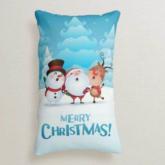 Merry Christmas Mini Pillow 8 inches x 11 inches | Lazada PH