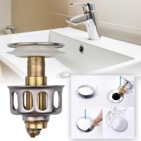 Basin Up Drain Filter Gravity Flushing Universal Wash Basin Bounce Drain Filter Sink Drain Vanity Stopper Up Drain Filter