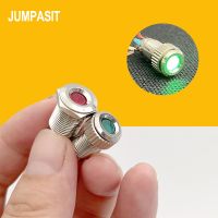 5x Jumpasit 8mm 10mm Metal Indicator Light LED Signal Lamp Switch 2-feet 5 Color