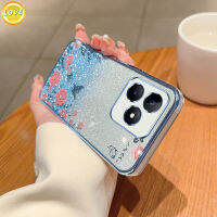 เคสโทรศัพท์ดอกไม้แวววาวหรูหราสำหรับ Infinix ร้อน30/30i ร้อน/Hot 30 Play ฝาครอบป้องกันซองนุ่มกันกระแทก