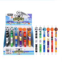 202236ชิ้นล็อตสร้างสรรค์ฟุตบอลบาสเกตบอล Erasable ปากกาเจล0.5มิลลิเมตรปากกาหมึกสีฟ้าของขวัญสำนักงานเครื่องเขียนอุปกรณ์การเรียนขายส่ง