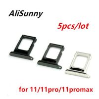 AliSunny 5pcs Single Dual SIM Card Tray Holder for iPhone 11 12 13 Pro Max 11P 12P 12mini Adapter Replacement Parts