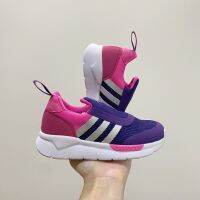 ADIDASˉ   รองเท้าผ้าใบไม่มีเชือกรองเท้าวิ่งที่มีน้ำหนักเบาคุณภาพสูงสำหรับเด็กเด็กผู้ชายเด็กผู้หญิง