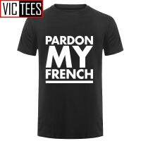 เสื้อยืดแขนงู แร็ปเปอร์ พิมพ์ลาย Raglan Pardon My French Streetwear แนวตลก ขนาดใหญ่ แฟชั่นฤดูร้อน สําหรับผู้ชายS-5XL