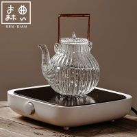 SENDIAN Large-capacity Glass Teapot Handmade Craft High Temperature Resistant Glass Pot 2021 Office And Home Kitchen Accessories