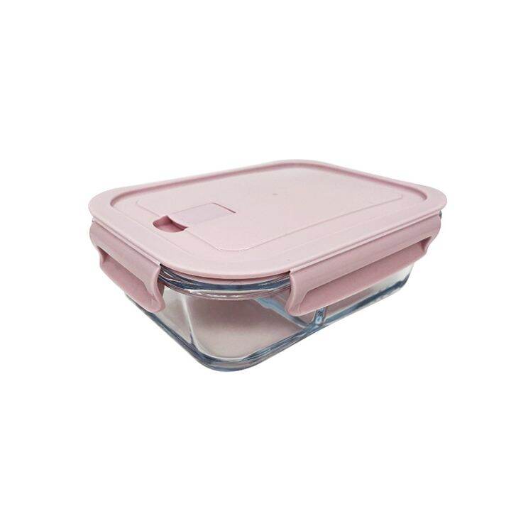 ☁Miutiso High Borosilicate Glass Food Storage Container Meal-Prep Two ...