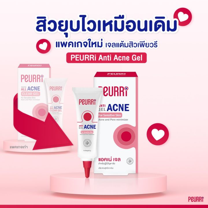 peurri-rapid-all-acne-clear-gel-เพียวรี-แรพิท-ออล-แอคเน่-เคลียร์-เจล-เจลลดสิวอักเสบ-สิวอุดตัน-สิวผด-สิวทุกประเภท