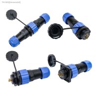 ♚ SD20 IP68 Waterproof Male ＆ Female Socket 1 2 3 4 5 6 7 9 10 12 14 Pin Panel Mount Wire Cable Connector Welding Aviation Plug