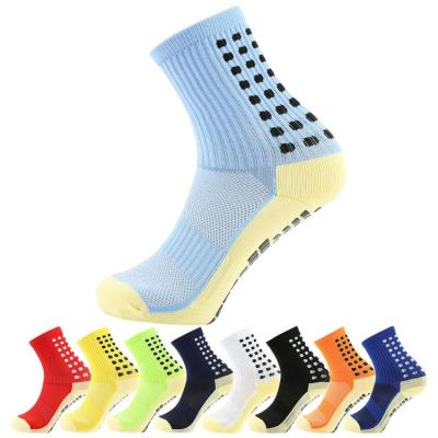 Anti Slip Soccer Socks Thicken Elastic Grip Socks Breathable Grip Socks for Men and Women Football Socks with Grips Scrunch Socks Football Soccer Socks for Adult Youth Kids typical