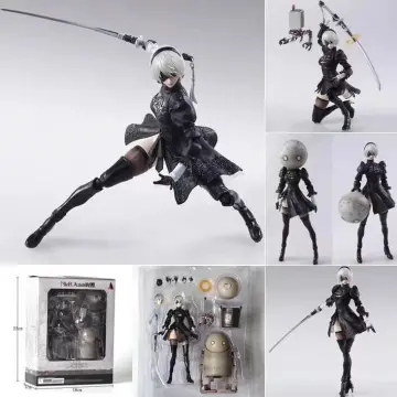 Square Enix NieR Automata: 2B Yorha No. 2 Type B Deluxe Play Arts Kai  Action Figure, Multicolor