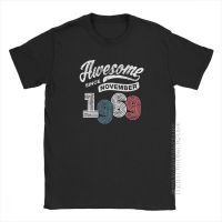 Awesome Since November 1969 Shirt Vintage 49Th Birthday T Shirt Man New Arrival Tops Popular T-Shirt Crew Neck 100% Cotton Tees
