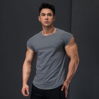 Original Summer new product fitness casual wide shoulder vest sweatshirt American training sleeveless t-shirt vest shoulder sports vest male