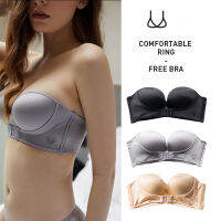 【COD】Women Strapless Front Buckle Lift Anti-slip Lifting Invisible s Lingerie