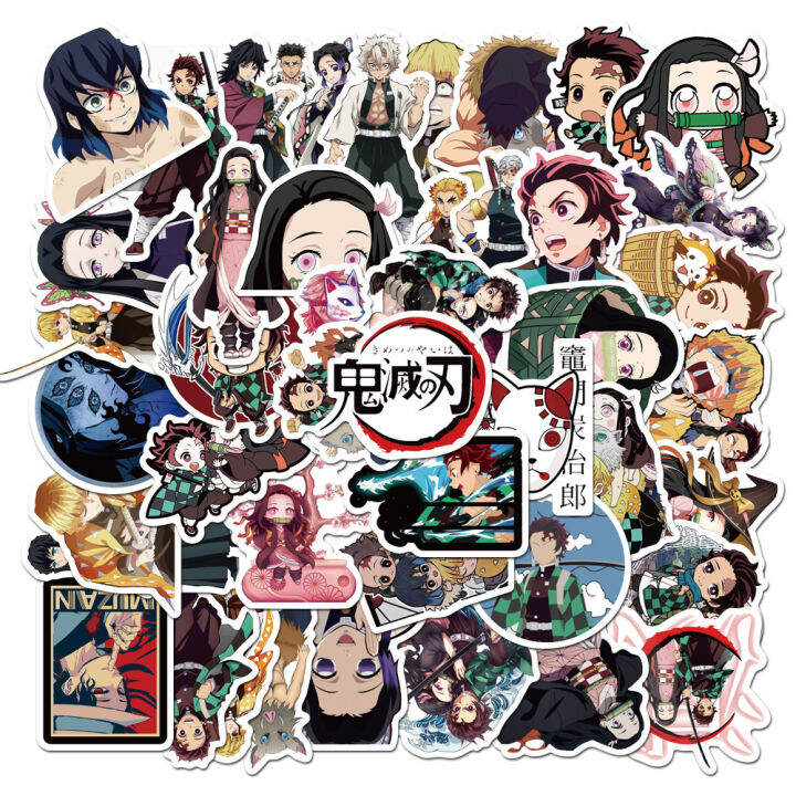 b-สติ๊กเกอร์ดาบพิฆาตอสูร-kimetsu-no-yaiba-ดาบพิฆาตอสูร-demon-slayer-sticker-สติ๊กเกอร์-4-7cm-50-ชิ้น-ของสะสม-ของเล่น-ของเล่นถูกๆ-ของเล่นเด็ก