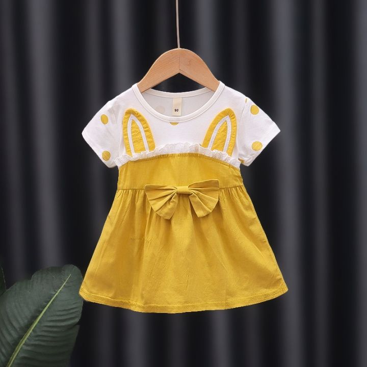 toddler-girl-dress-cartoon-rabbit-ear-princess-costume-bow-birthday-dress-baby-girl-clothes-children-a-line-dress-kid-a1024