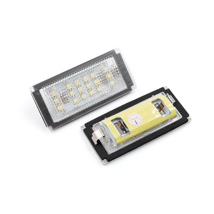 2x-fits-for-bmw-e46-3-series-2d-facelift-04-06-m3-facelift-04-06-smd-white-canbus-led-license-plate-lights-oem-51137113590