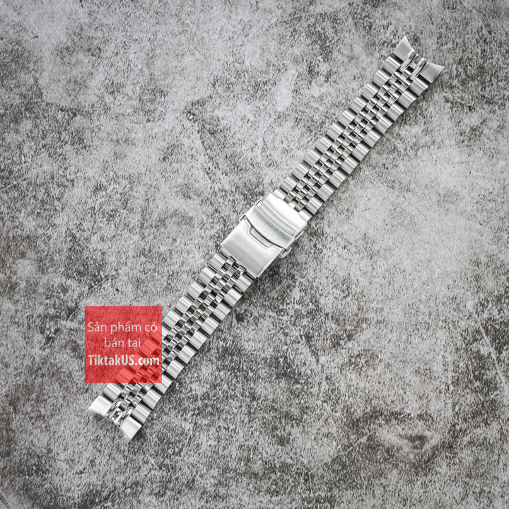 Dây đồng hồ endlink đặc thép không gỉ Jubilee cao cấp cho seiko alpinist  sarb017, spb121, spb212, SPB size 20mm Super-J Louis JUB 316L Stainless  Steel Watch Band - Tiktakus 